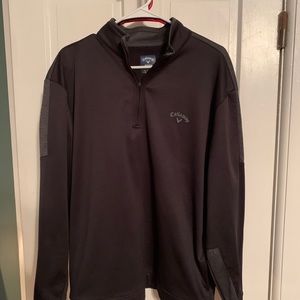 COPY - Used Callaway Golf 1/4 Zip Black/Charcoal pullover